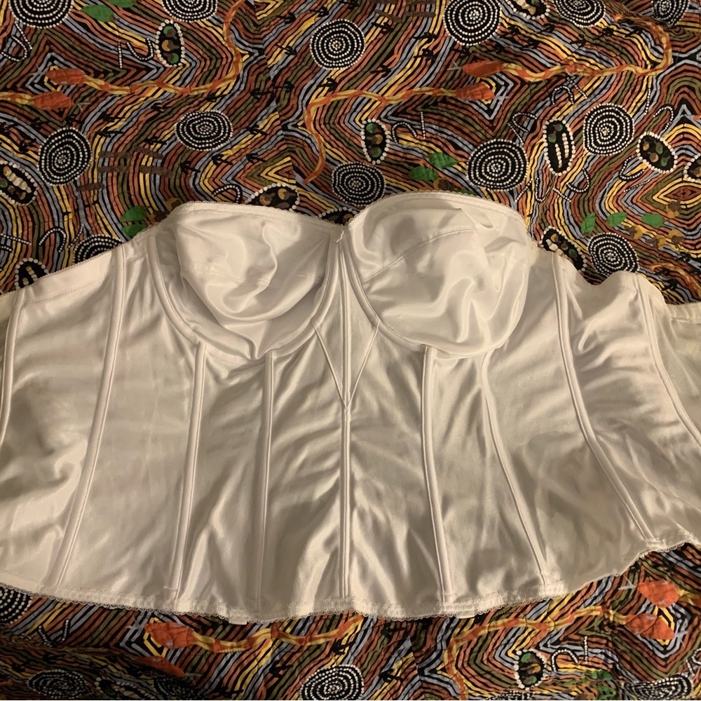 Dominique Underwire Bustier 40 DD White & great shape